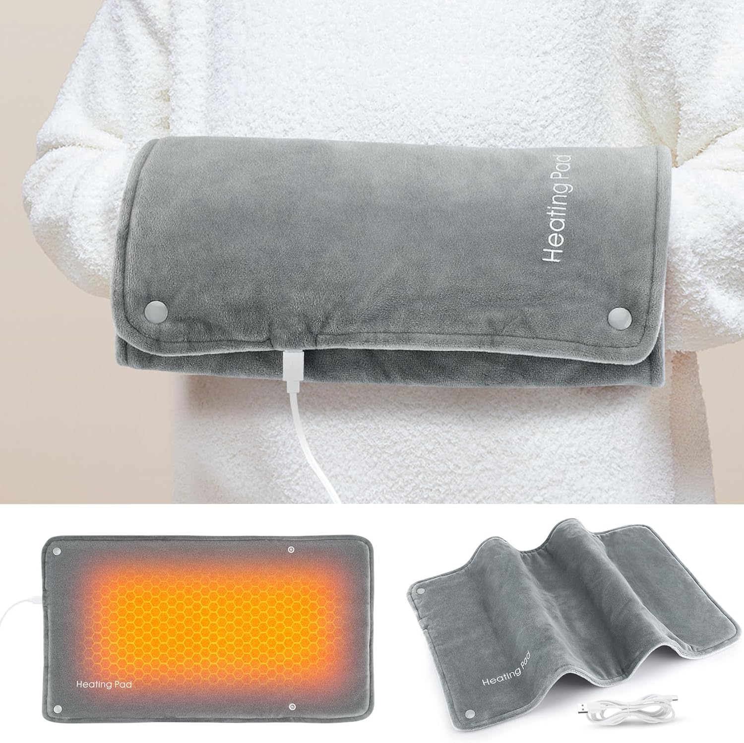 Electric Blanket Heating Pad Hand Warmers, USB Charger Constant