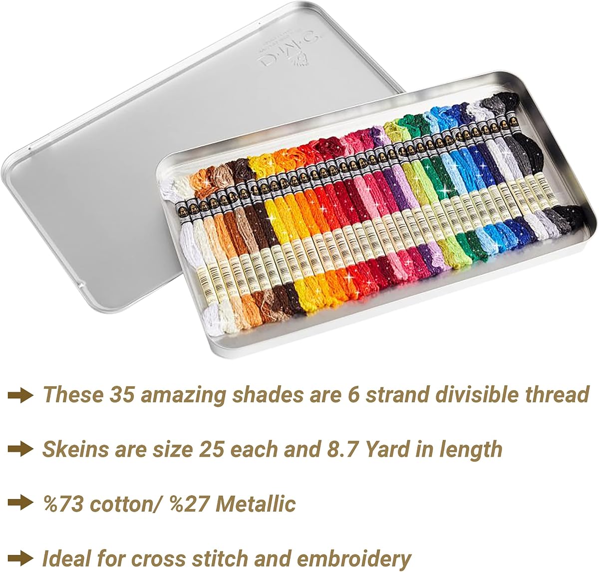 DMC Mouliné Spécial Cotton Embroidery Floss view 3