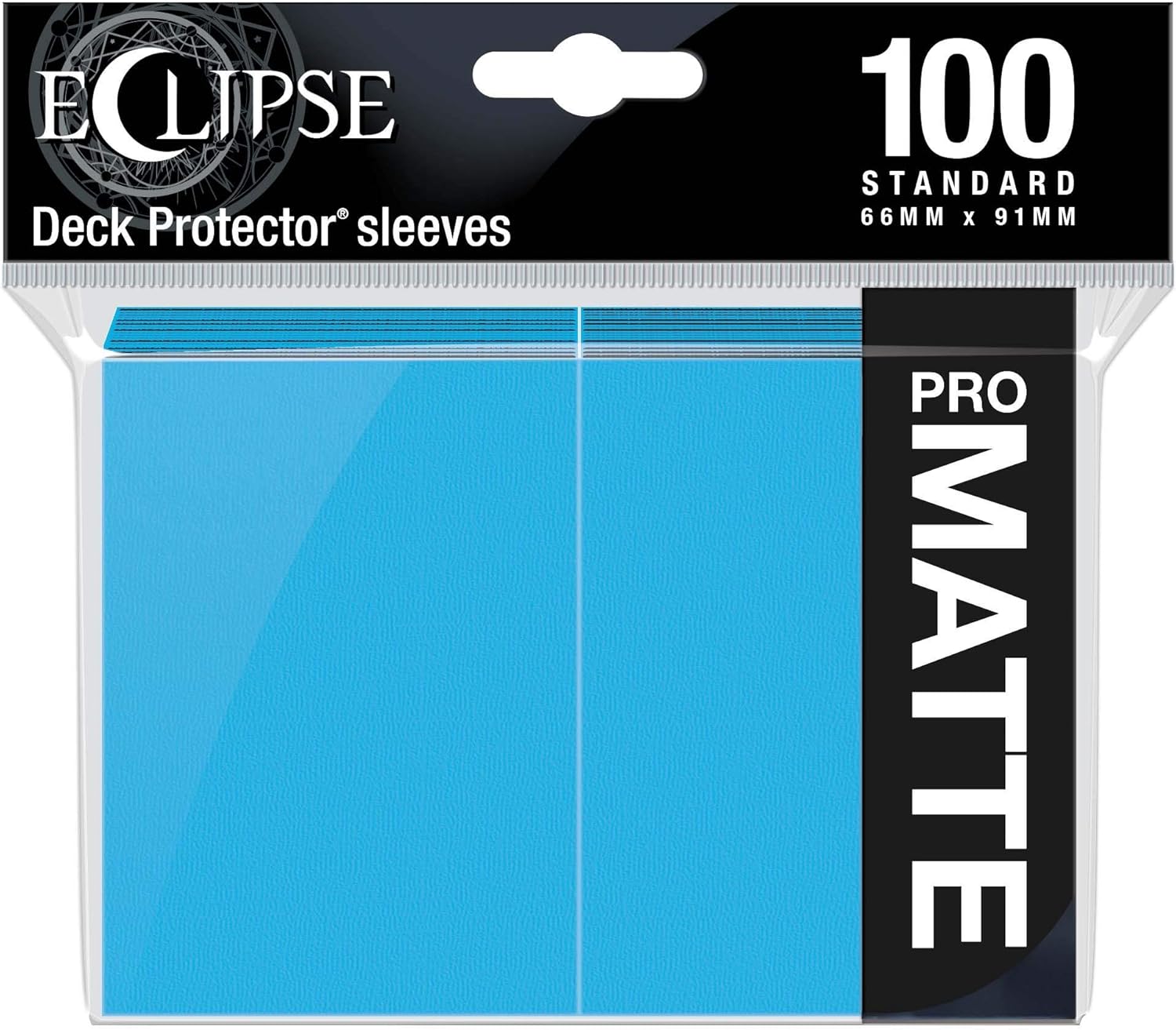 Ultra Pro - Eclipse Matte Finish Standard Card Sleeves 100 Count (Sky Blue) - Protect All Your Gaming Cards , Sports Cards, and Collectible Cards with Ultra Pro's ChromaFusion Technology : Everything Else