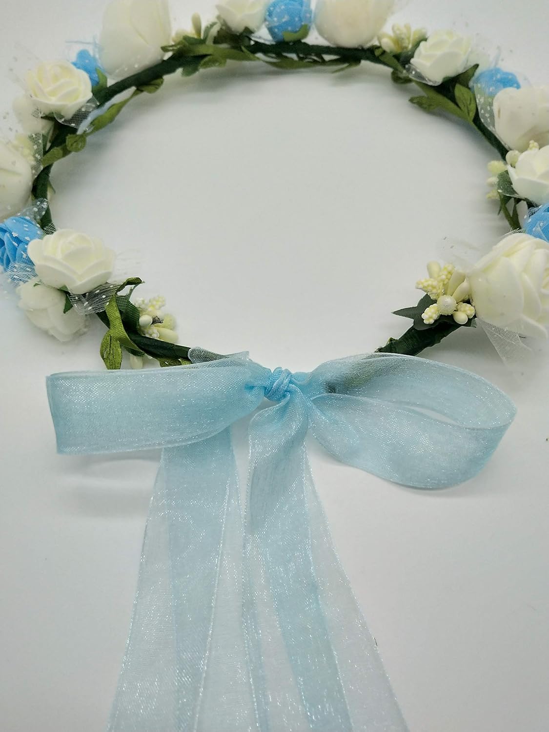 Amazon ハナ Hana お花の 冠 花冠 ヘッドドレス 髪飾り ヘアアクセサリー ウェディング ダンス衣装 ライブ フェス パーティーなどイベントに ヘアアクセサリー おもちゃ