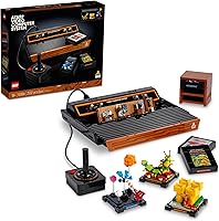 Vista 1 de LEGO Icons Atari 2600 Set de Construcción 10306 - Consola de Videojuego Retro y Réplicas de Cartuchos de Juego, con Minifigura y Joystick, Regalo