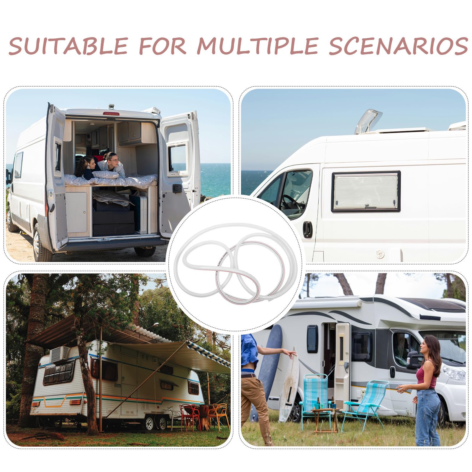 Wohnmobil Wasserschlauch 5m aus Kunststoff für Rv und Trailer