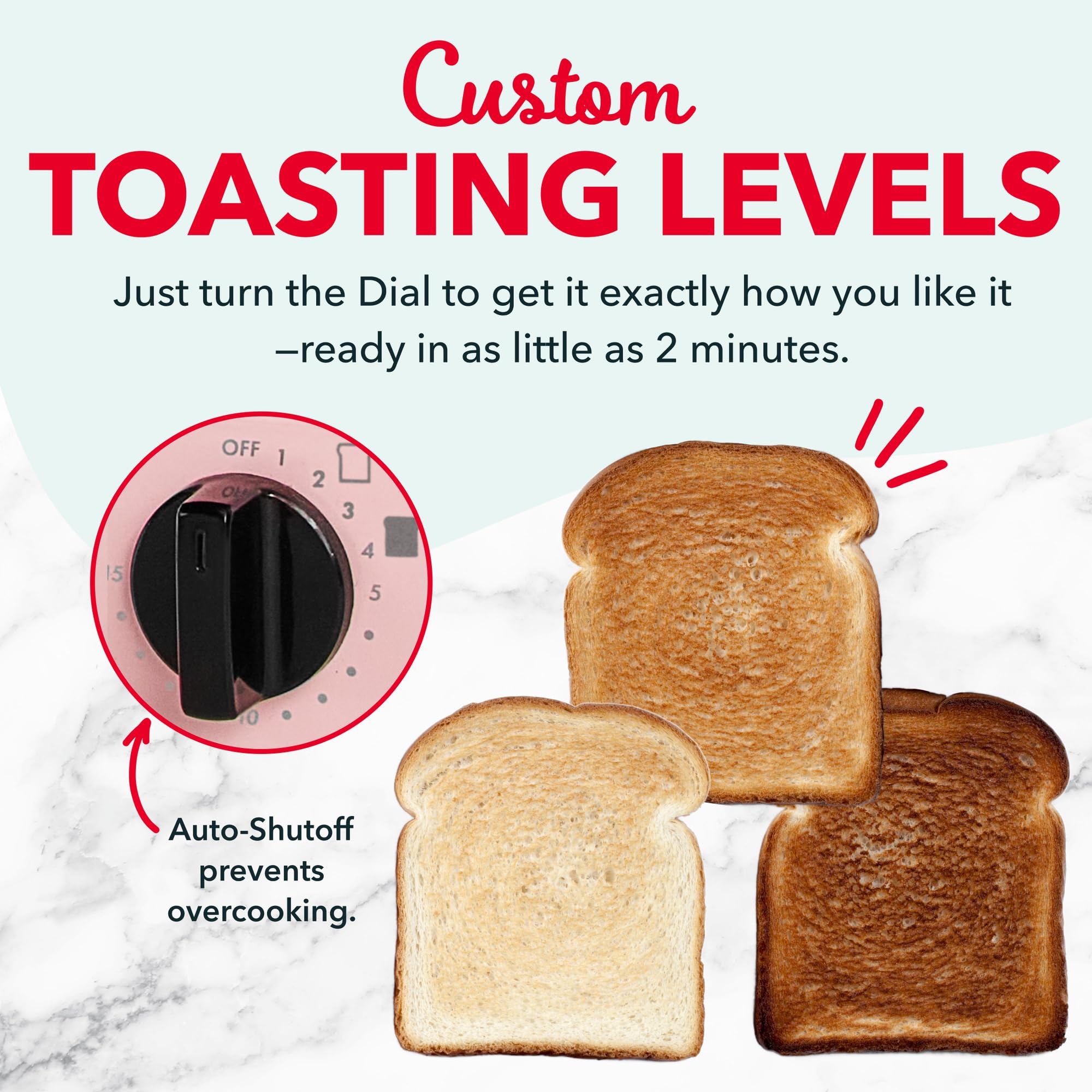 Dash Mini Toaster Oven - Pink -4