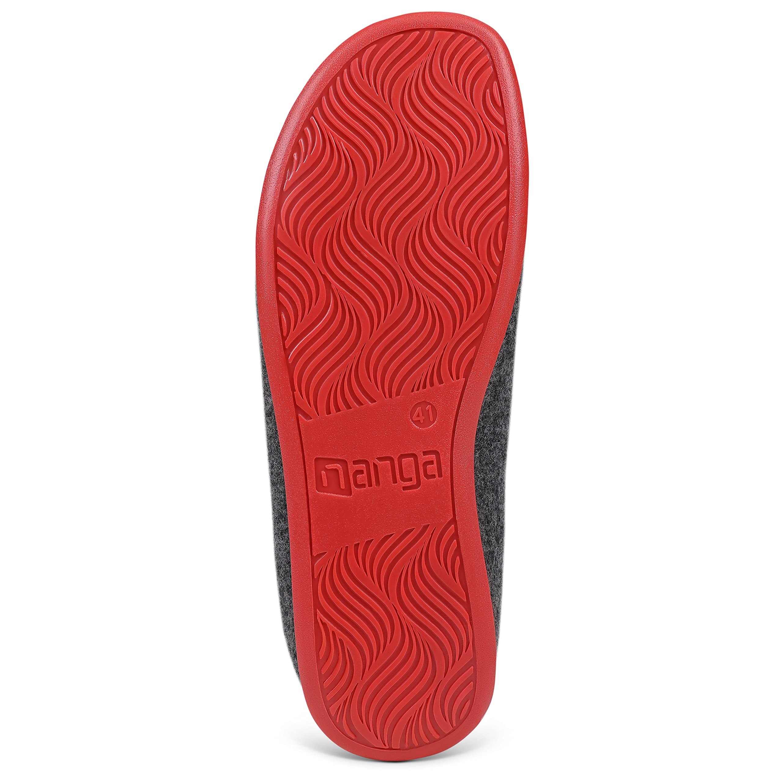 Nanga Unisex Wool Slipper RotHausschuh