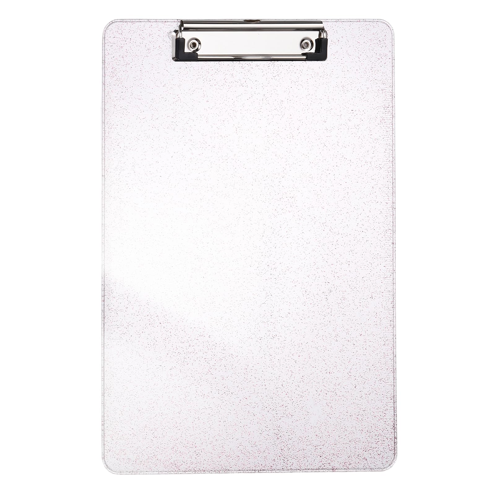PATIKIL Plastic Clip Boards, A4 Size Red Stylish Clip Boards Glitter Design Cute Clipboards Office Supplies for Restaurant Shop Store Note Memo Card Sign Holder