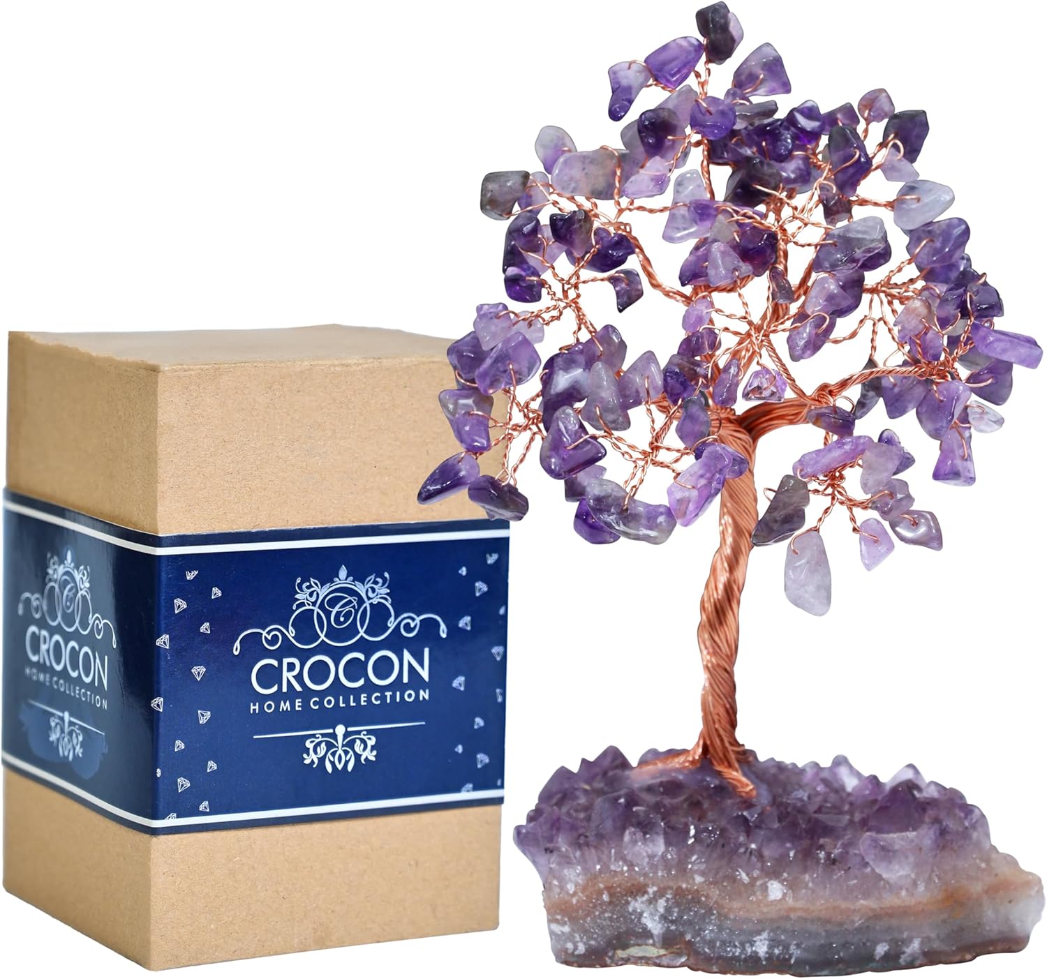 Amethyst Chakra Tree of Life - Natural Crystal Cluster