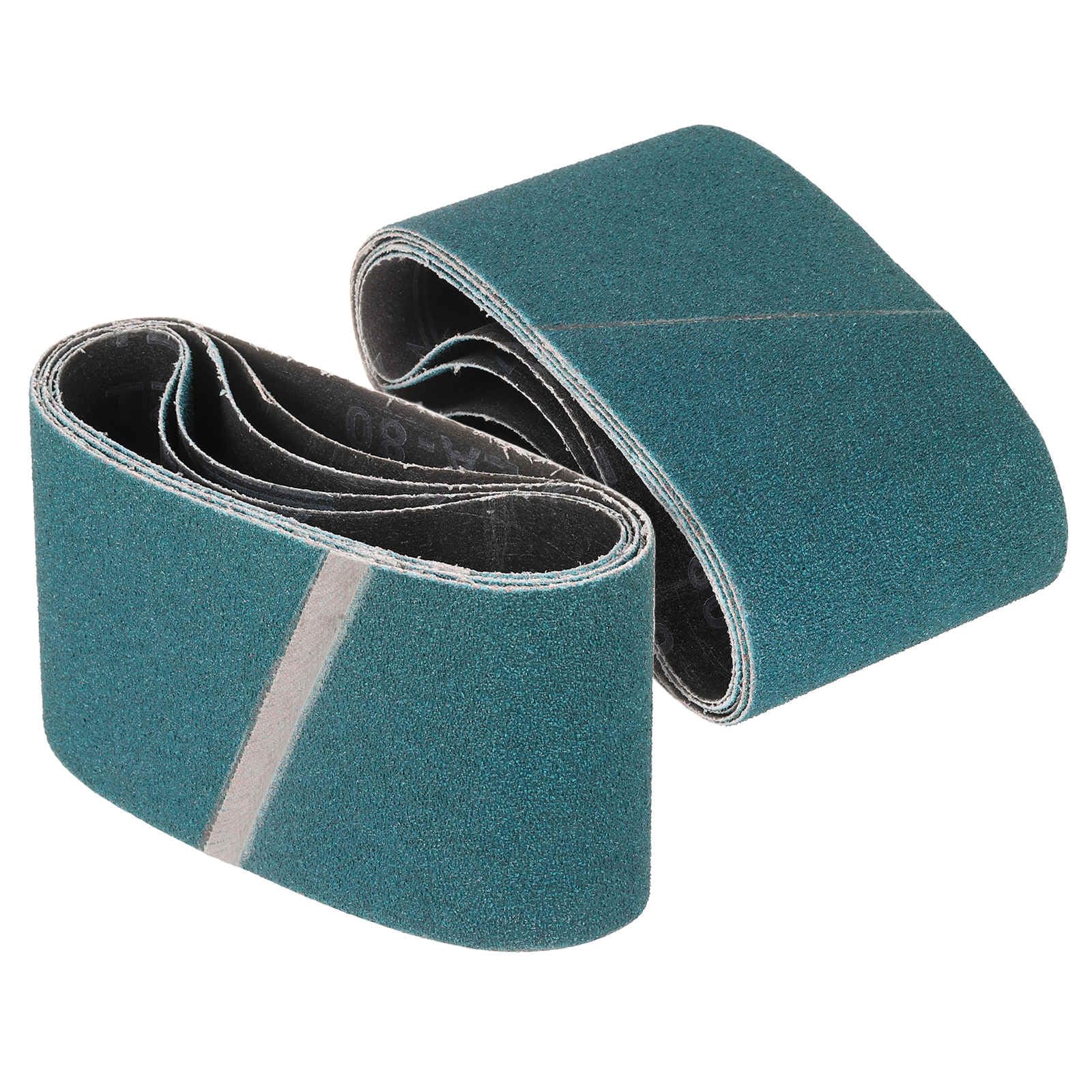 CoCud 100mm x 915mm Sanding Belt, 10 Pcs 40/60/80/120/240/400 Grits Zirconia Knife Sharpener Belts Work Sharpening for Belt Sander Knife Carving Tool Metal Working