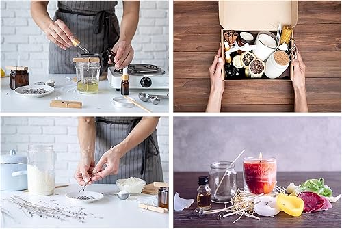 Miniatura 6 de Mecha para velas, mechas preenceradas con cera de abejas 100%, mechas de vela de 8 pulgadas para hacer velas. (8 pulgadas)