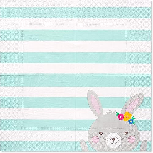 Miniatura 10 de American Greetings Platos llanos de papel de 36 unidades, suministros para fiesta de Pascua