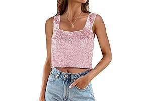 Sparkling Crop Top: Shimmering Elegance for Every Occasion