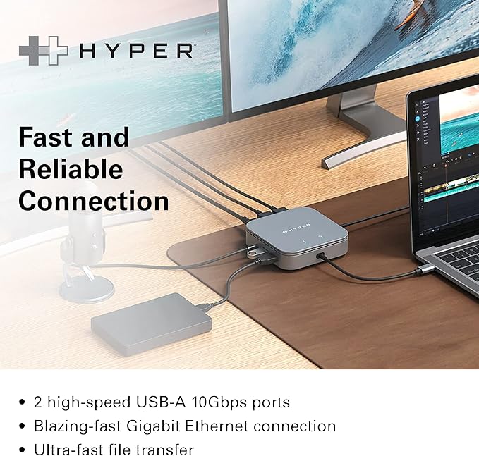 HyperDrive Dock USB-C & Thunderbolt 4, 7 en 1, 4K60Hz HDMI miniatura 5