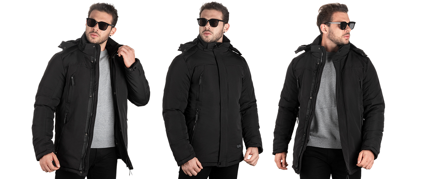 Amazon.com: BEFAMALI Heated Jacket for Men, Winter Outdoor Shell