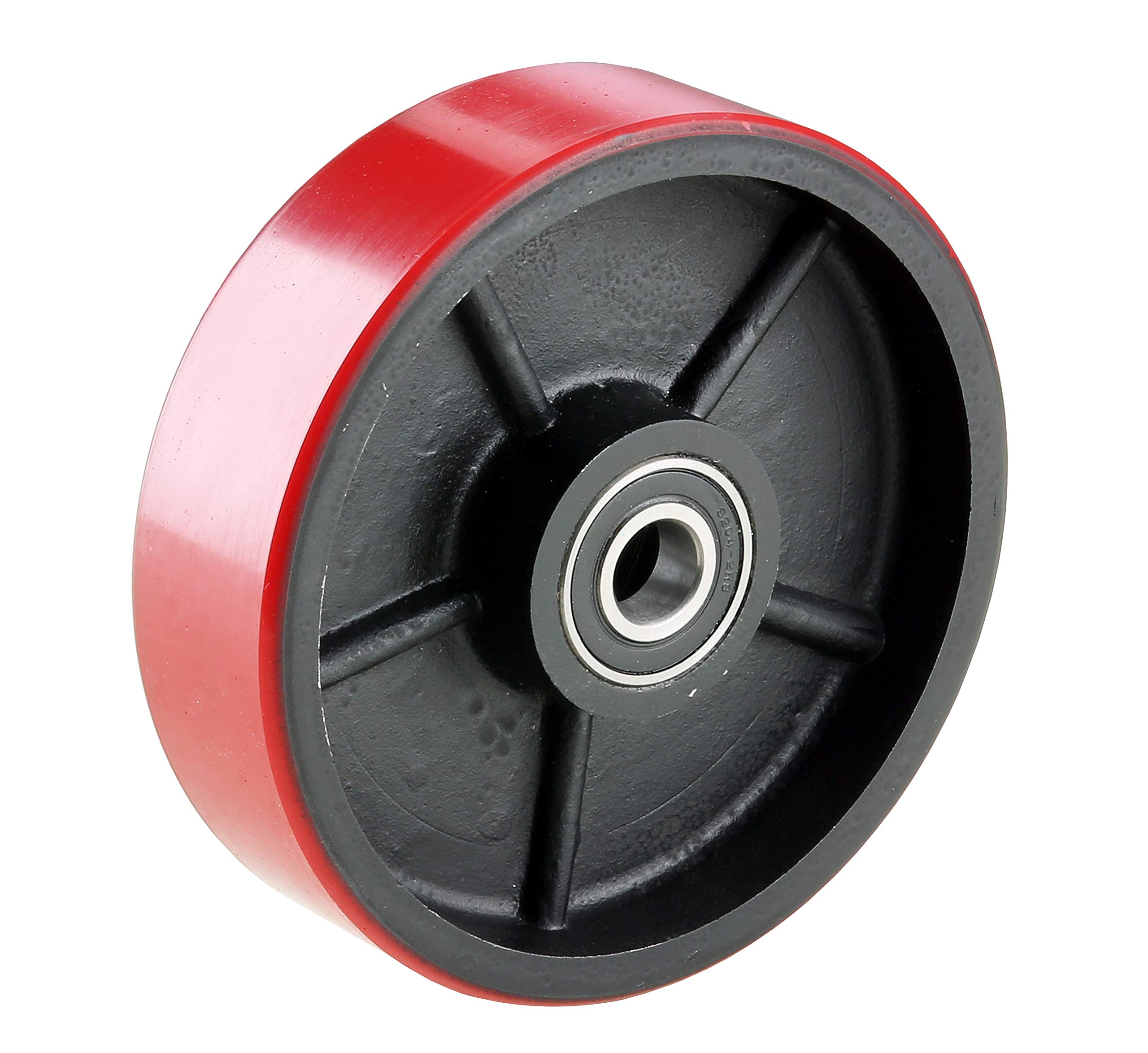 Roue de rechange en polyuréthane pour chariot élévateur - Diamètre : 180 mm x 50 mm