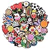 Lot of 25, 50, 100pcs Random Different Shoe Charms Shoes Decoration for Kids Boys Girls Men Women Party Birthday Gifts