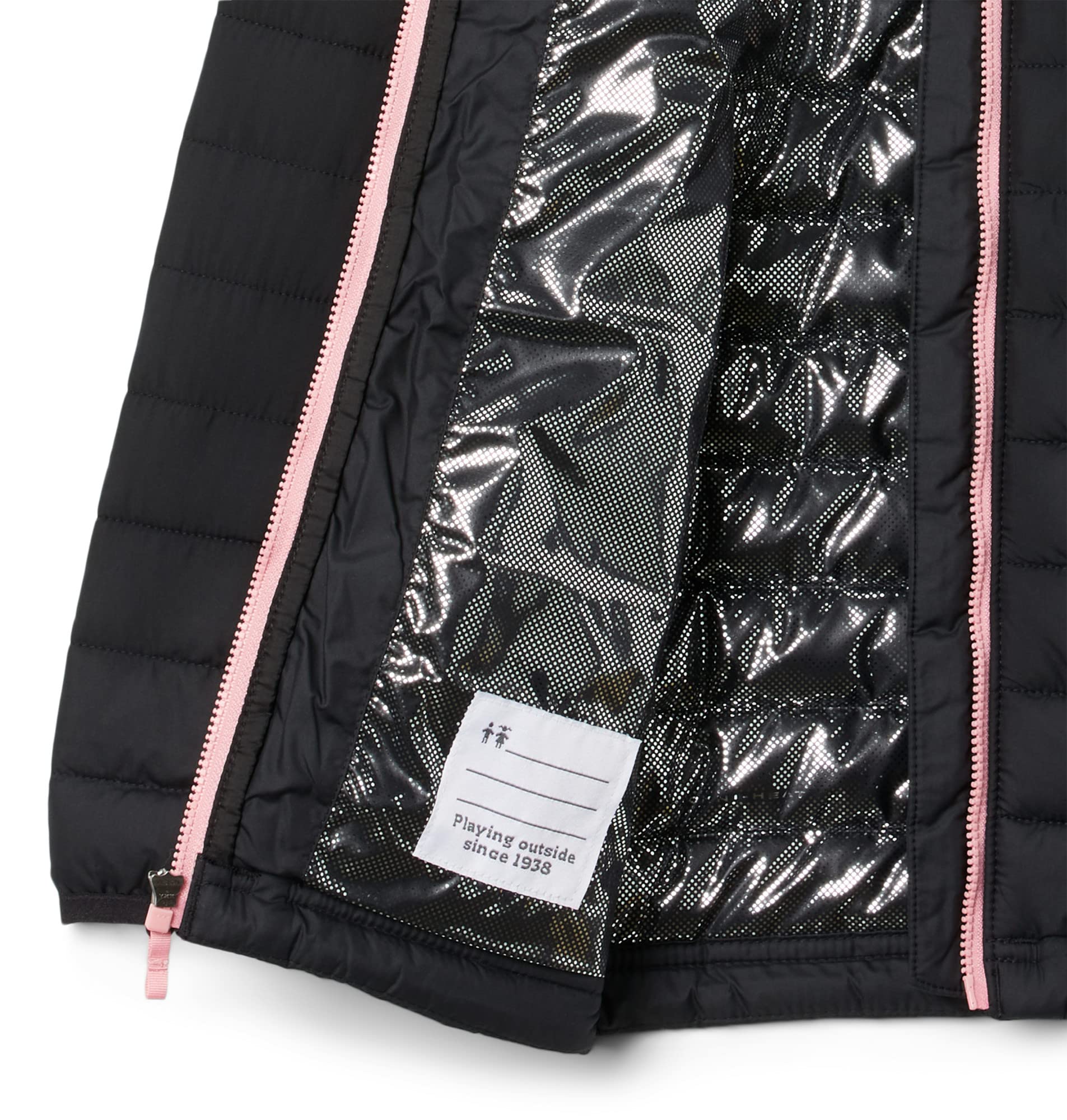 Columbia Girls' Powder Lite Hooded Jacket Quilted Jacket with Hood