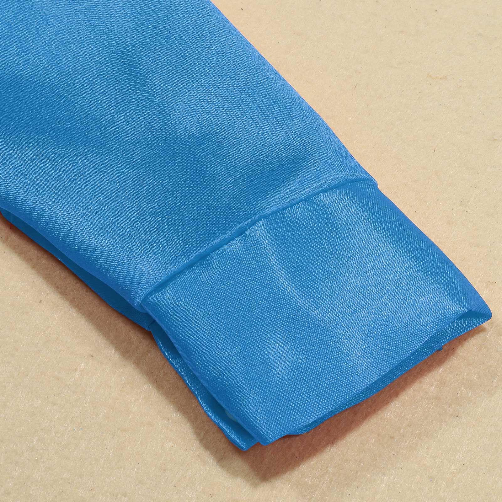 Générique Tunica Top da Danza con Paillettes Scintillanti per Bambini, Camicia abbottonata a Maniche Lunghe per ragazzi Costume da Spettacolo di Danza Jazz Body Vestito a V
