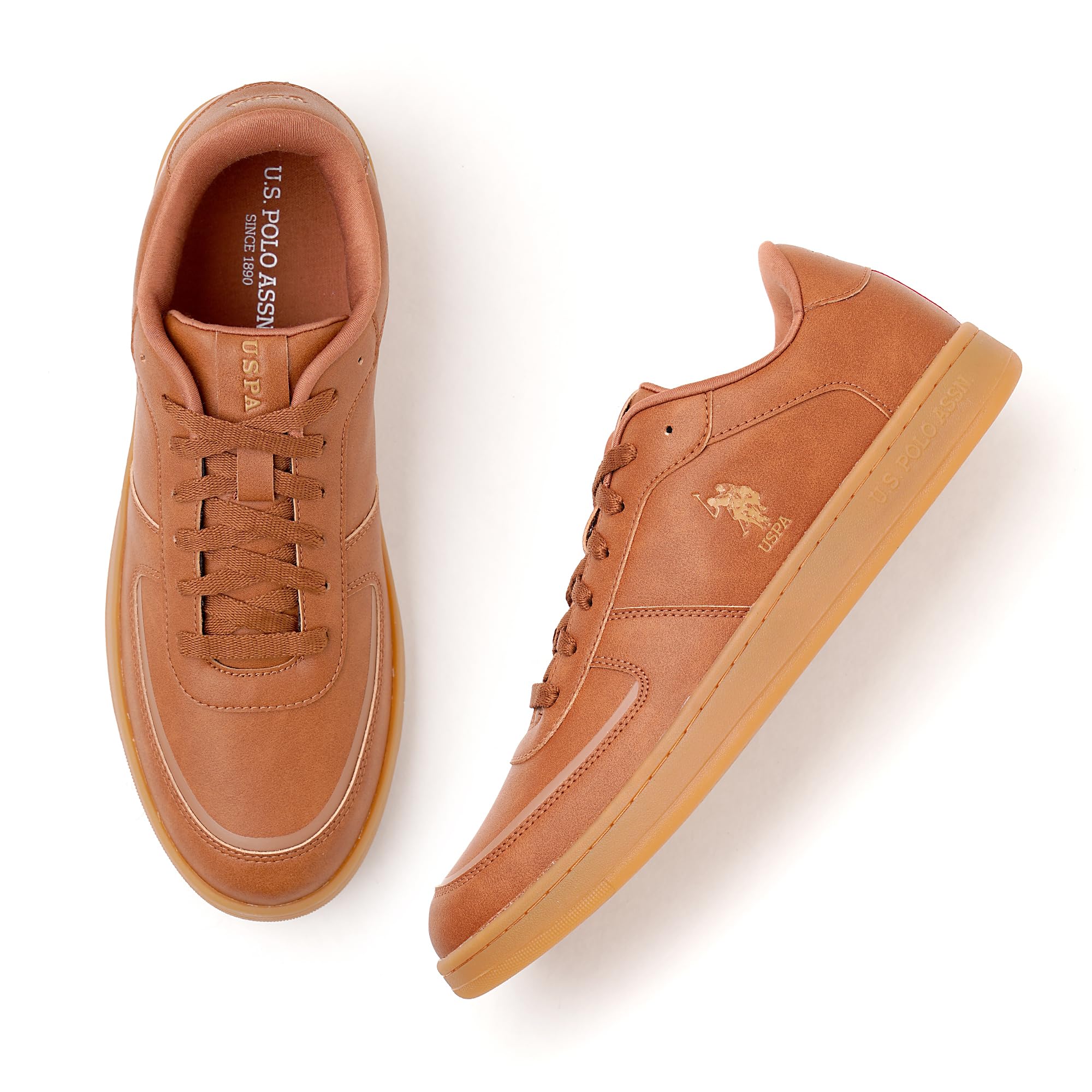 U.S. Polo Assn. Men Reiner Tan Sneaker-(UK10)(US11(2FD24454K06) (B0D8BT2DS1) Amazon Price History, Amazon Price Tracker