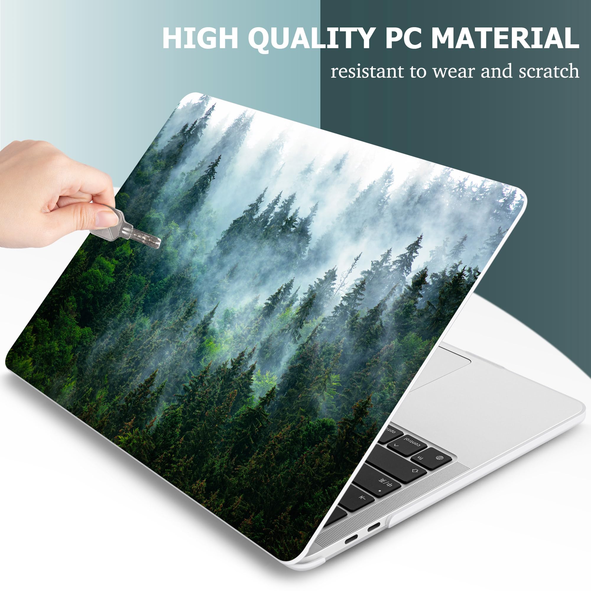 May Chen Hartschale Für MacBook Pro 13 Zoll (2020-2022, M1/M2) – Klare Schutzhülle Mit Displayschutz & Tastaturabdeckung