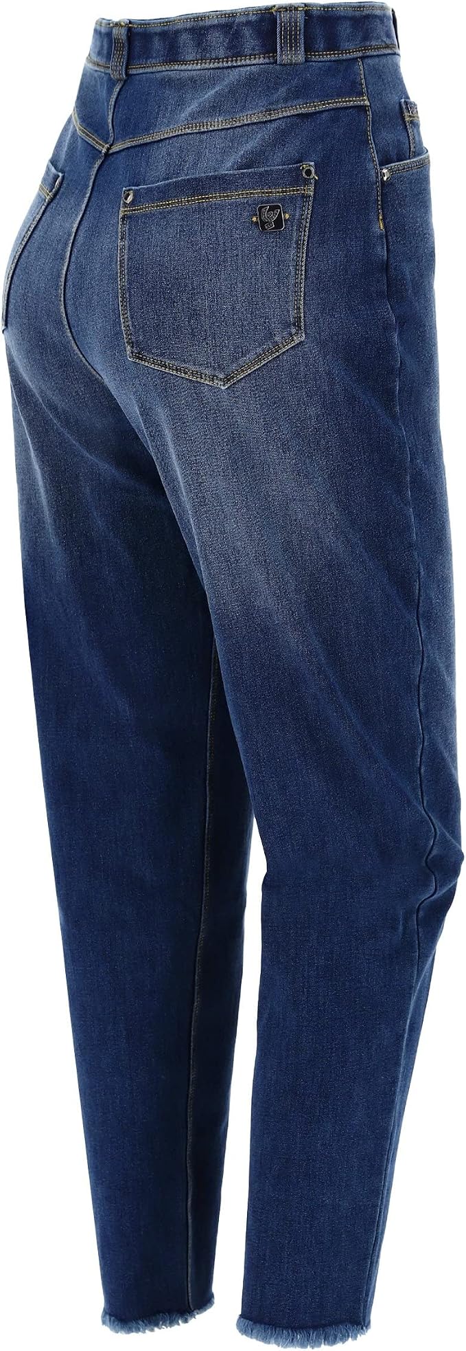 FREDDY - Jeans Black con Taglio A Carota E Vita Super Alta : Amazon.it:  Abbigliamento