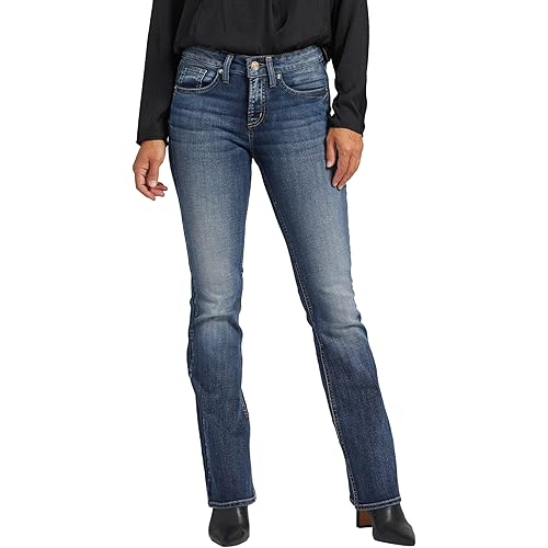 Silver Jeans Co. Women's Suki Mid Rise Bootcut Jeans