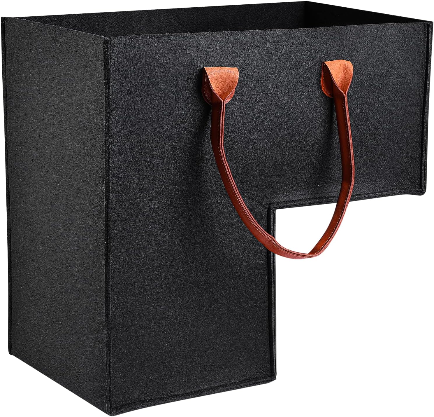 GEKMOR Foldable Felt Stair Basket for 16” Stairs, Large Staircase