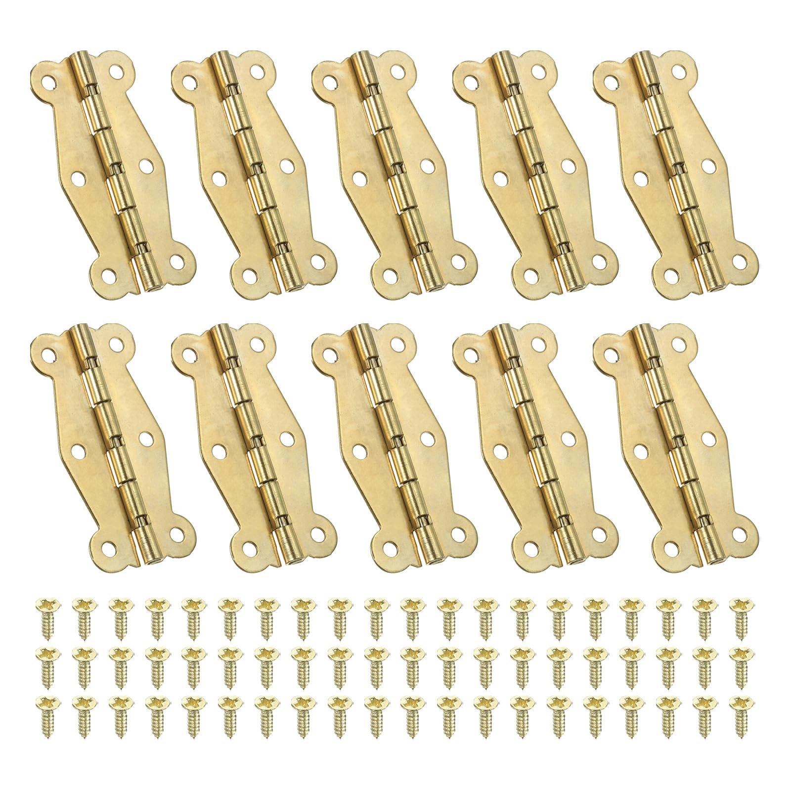 PATIKIL Small Vintage Box Hinges 2 Inch