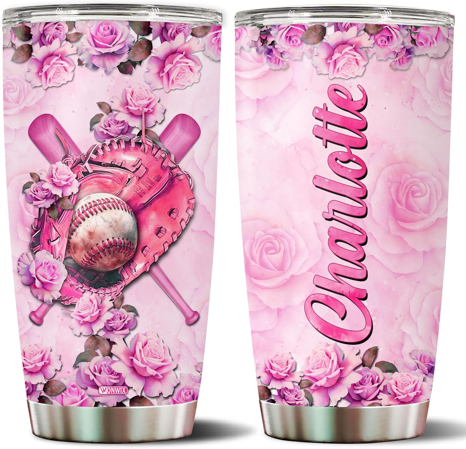 Personalized Tennis Gifts for Women, Coffee Cup Mug Tumbler, 20oz Stainless Steel Insulated Water Bottle Travel Gift for Girls, Wife, Daughter, Christmas, Birthday, Mother's Day, Valentine