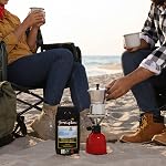 Jumping Bean Lighthouse Roast Fairtrade Organic Whole Bean Coffee, ECO2Roast, Premium Coffee, Made in Canada, Non-GMO, Light Roast, 454g