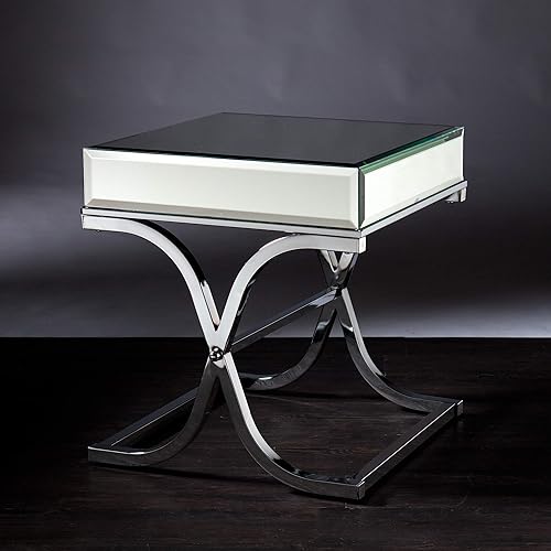 Miniatura 2 de Furniture HotSpot Mesa auxiliar Ava Mirrored - Cromo