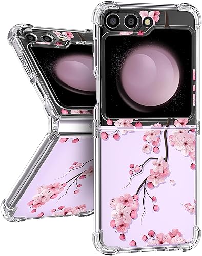 Miniatura 1 de Funda para Samsung Galaxy Z Flip 5, diseño de mariposas coloridas, diseño protector de mariposa, TPU suave, a prueba de golpes, para Galaxy Z Flip 5