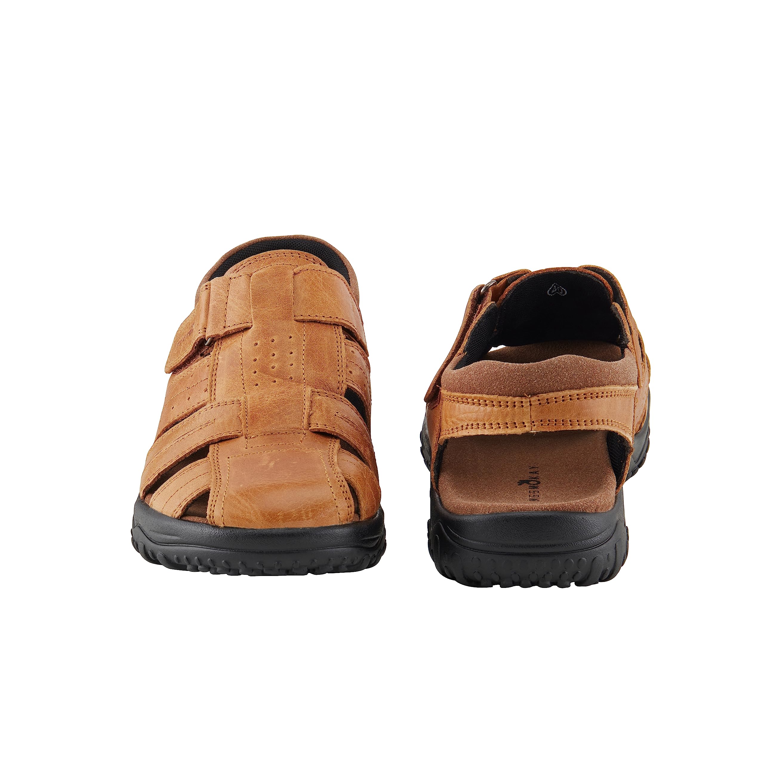 MGGMOKAY Sandalias Cuero Hombre Trekking Sandalia Hombre Verano