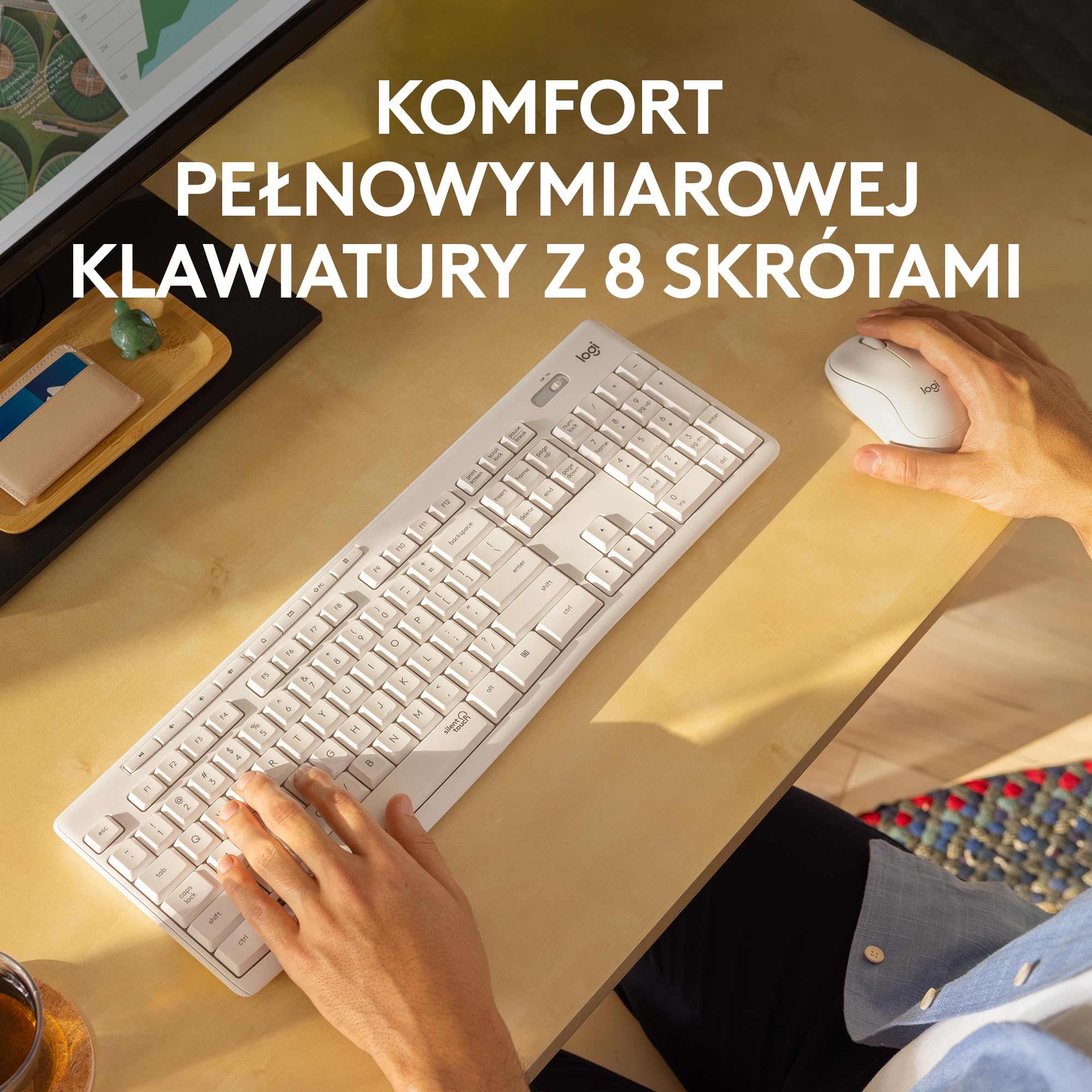 Logitech MK295 silencioso inalámbrico COMBO - US INT'L QWERTY