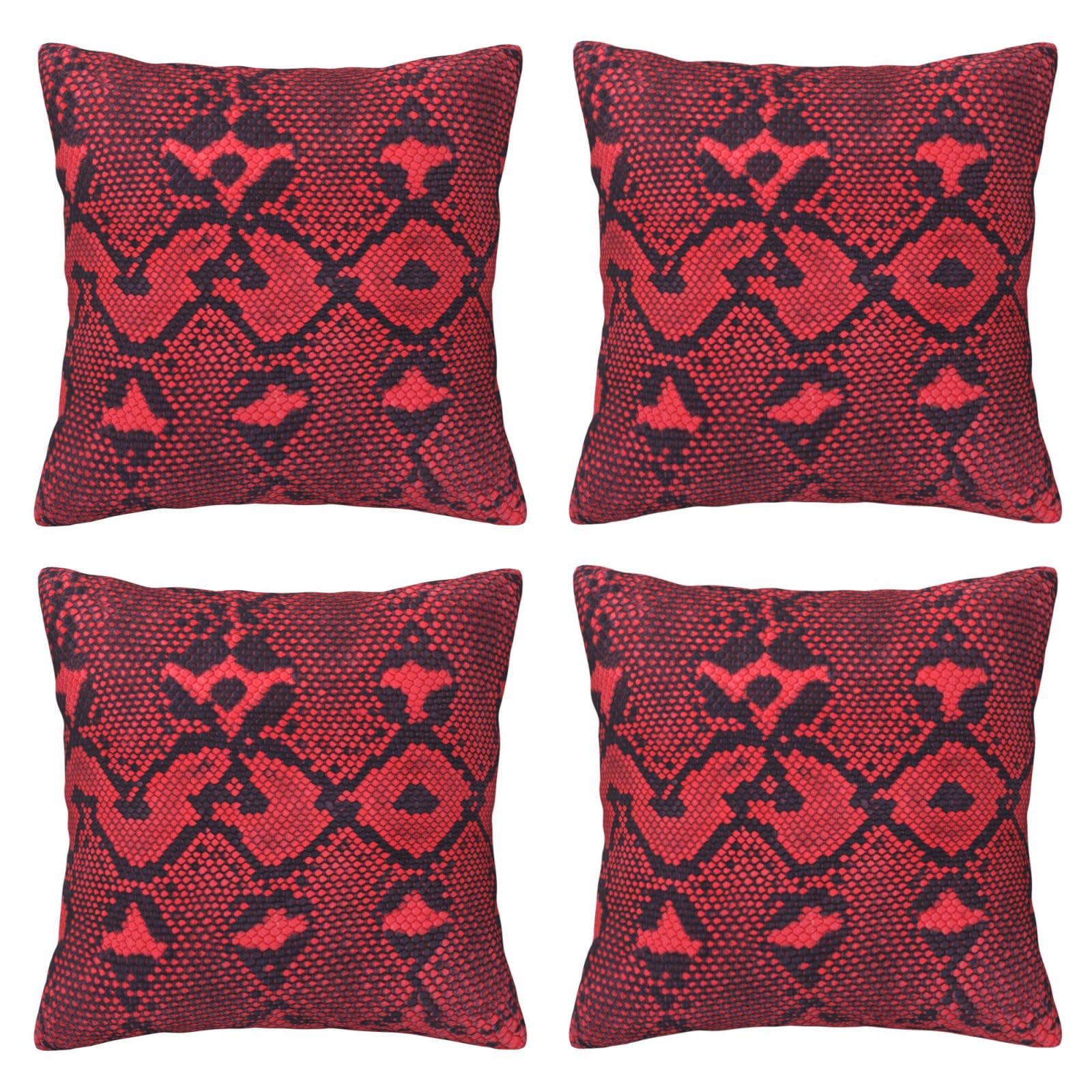 Housse de coussin pour voiture et canapé BAFAFA serpentine douce 45x45 cm de salon