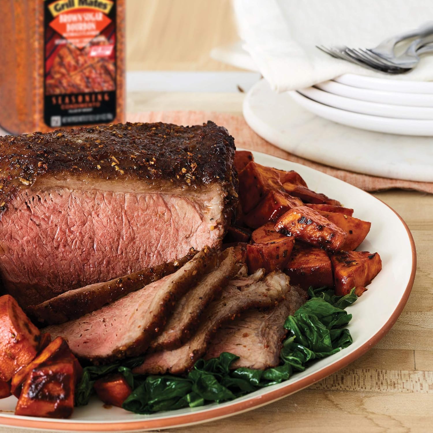 McCormick Grill Mates Brown Sugar Bourbon Seasoning, 27 oz : Grocery & Gourmet Food