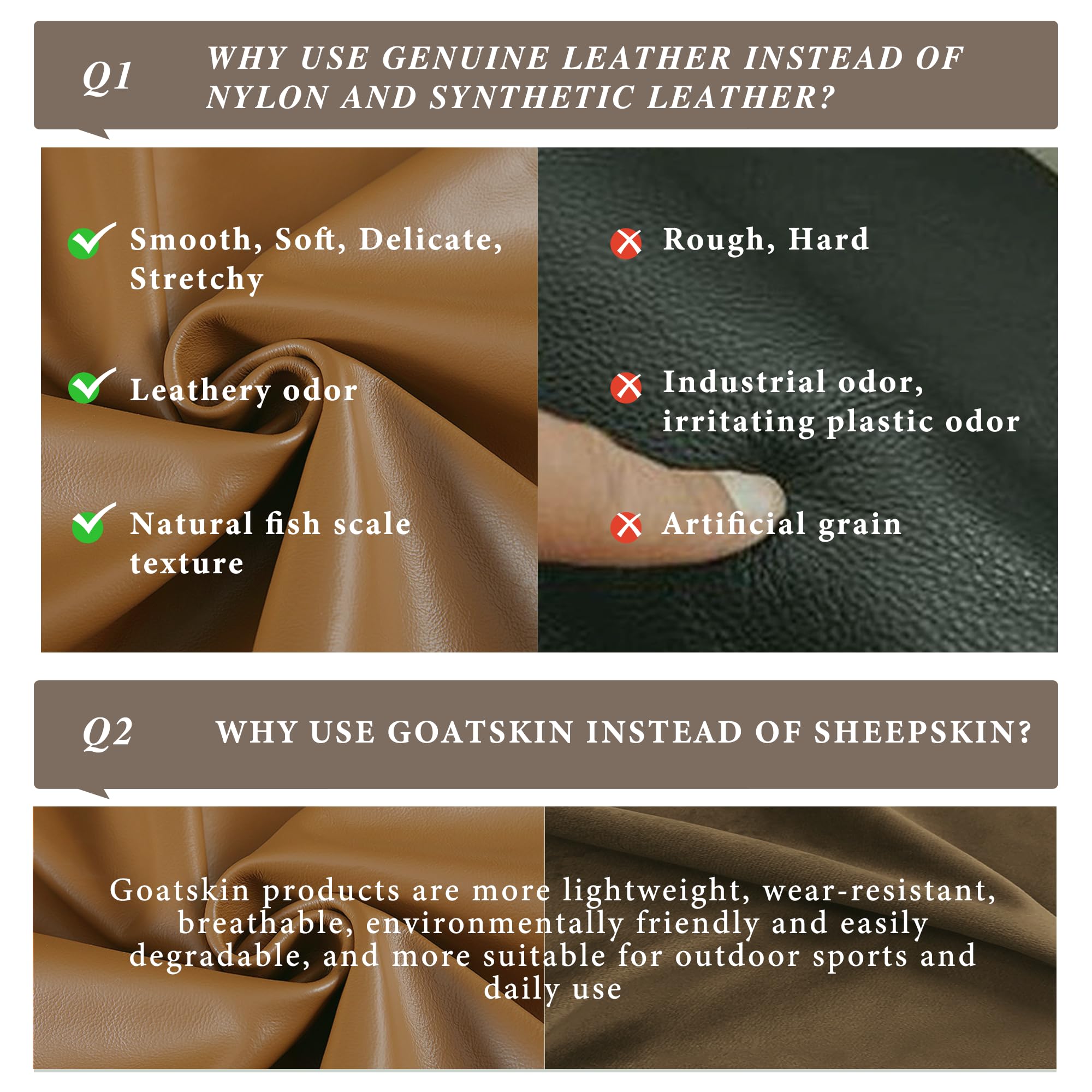 Guantes de equitación – Palma de piel de cabra auténtica, dedos de cuero de doble capa, muñeca de gancho y bucle, ideal para montar a caballo, canotaje, jardinería, ciclismo y conducción