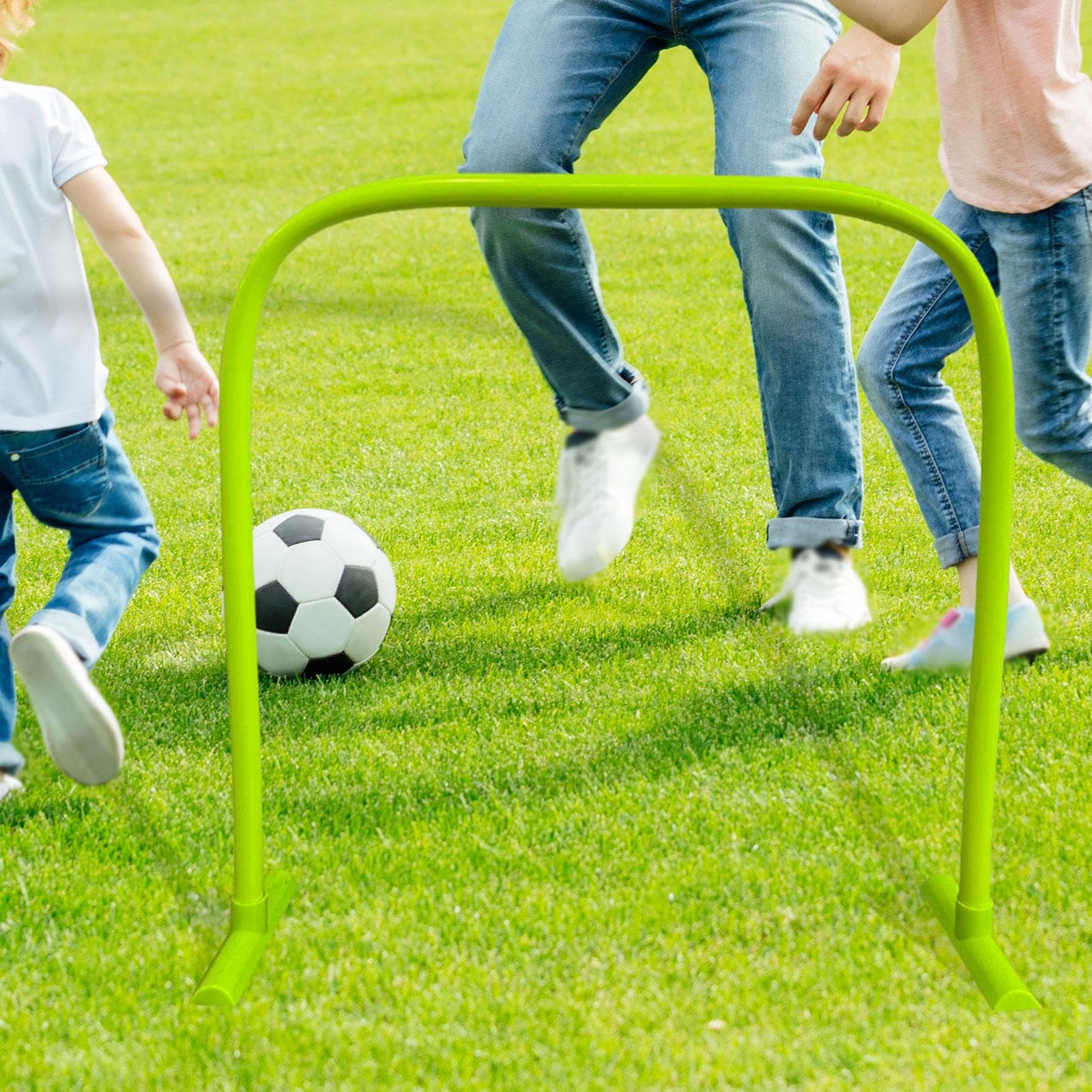 Arco per Allenamento di Calcio, Struttura per Pallone Da Calcio, Migliora Agilità E Precisione, Attrezzatura per Allenamento, Porta Da Calcio