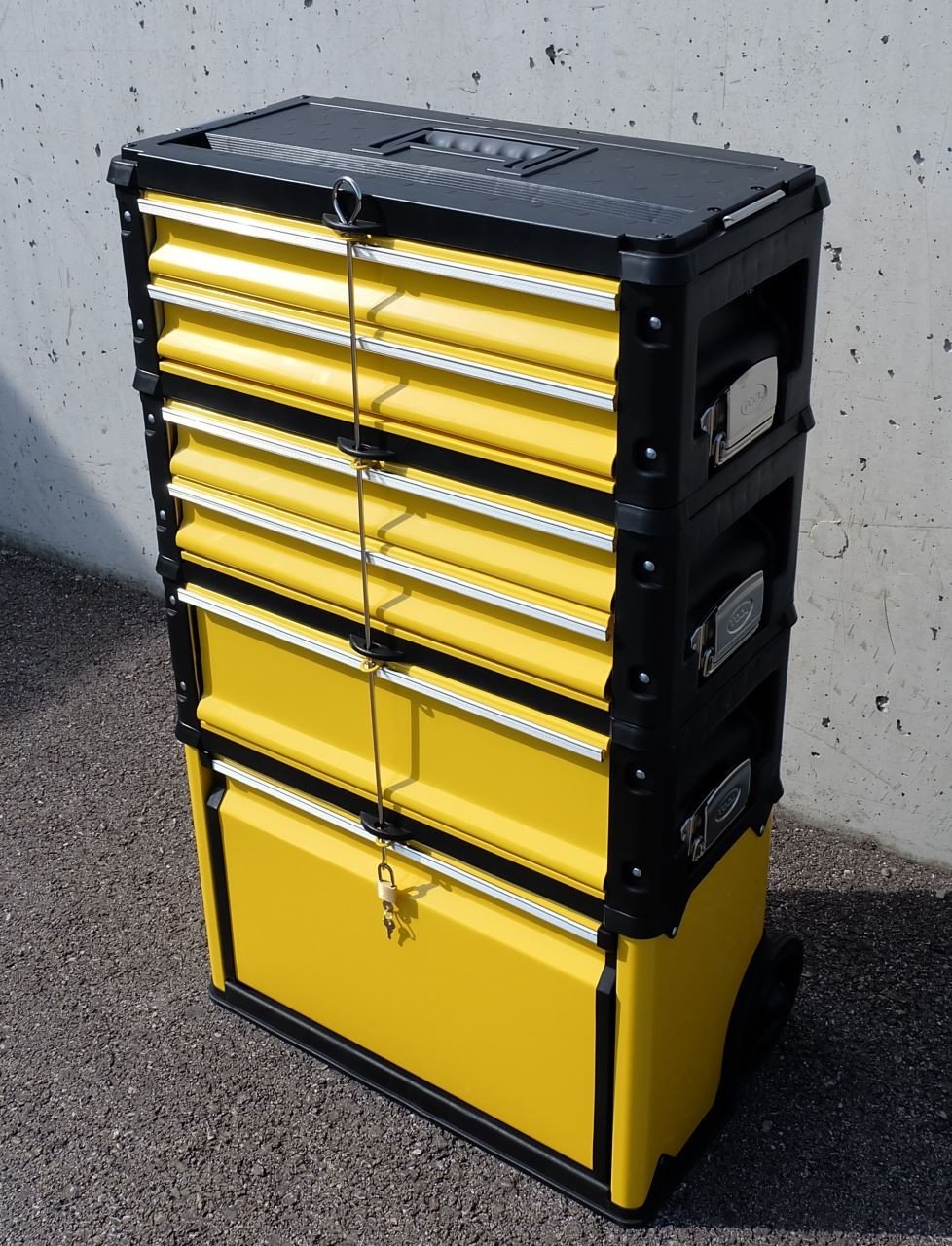 AS-S Outil en métal Trolley XXL type 305BBCD -> maintenant avec verrouillage du tiroir et serrure