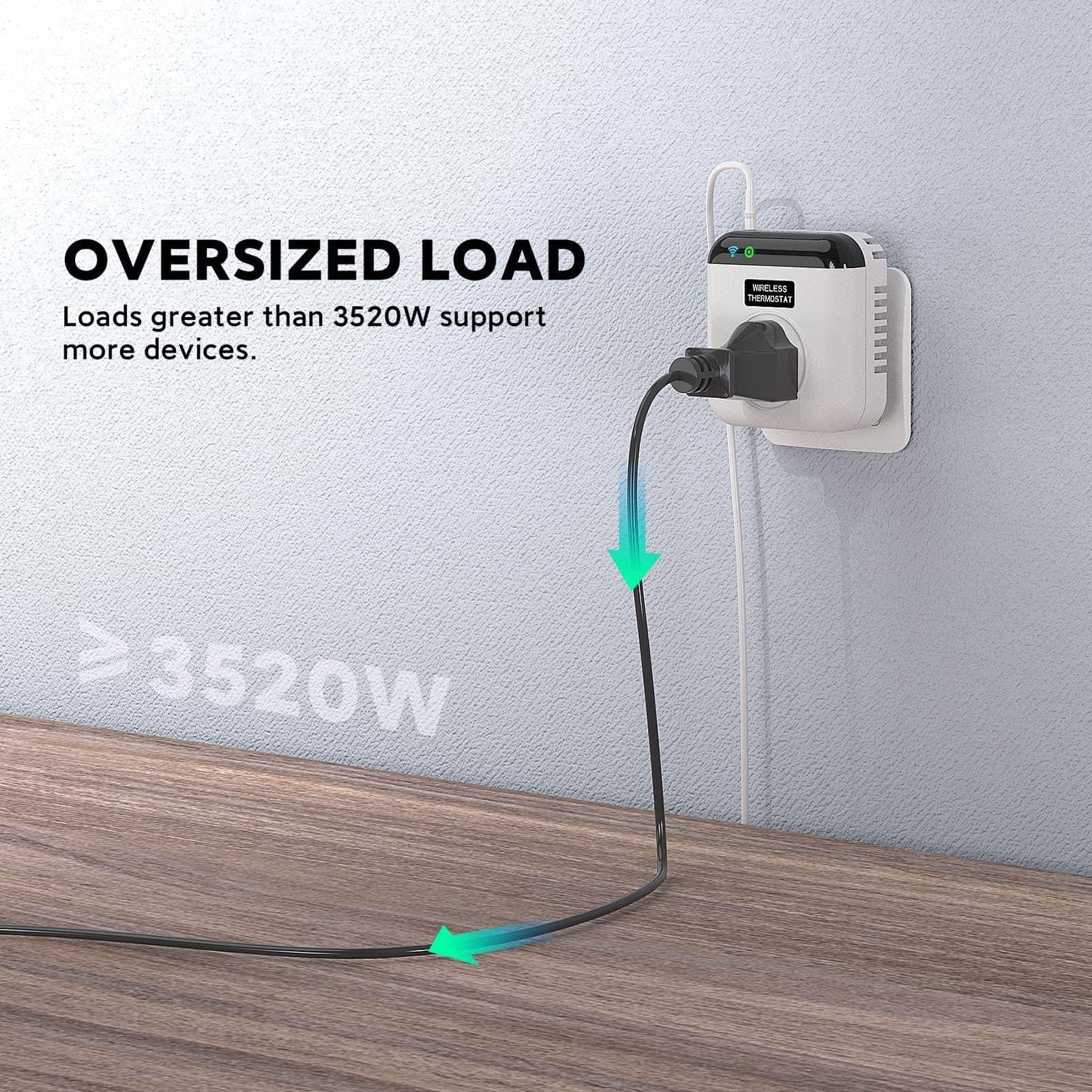 Prise de Thermostat WiFi Intelligente Contrôleur de Température avec Télécommande APP Prise électrique Programmable UE 220 V