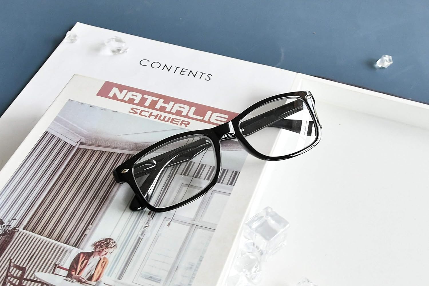 Eyekepper Classic Vintage Style Reading Glasses, Black - Image 6