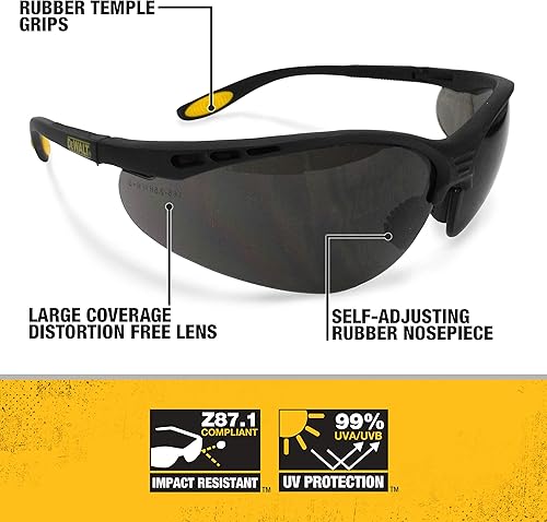 Miniatura 2 de Dewalt DPG58-2C - Lentes de seguridad protectoras de alto rendimiento con patillas de goma