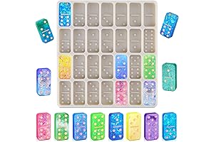High Grade Domino Resin Molds Casting Kit (28 Cavities)
