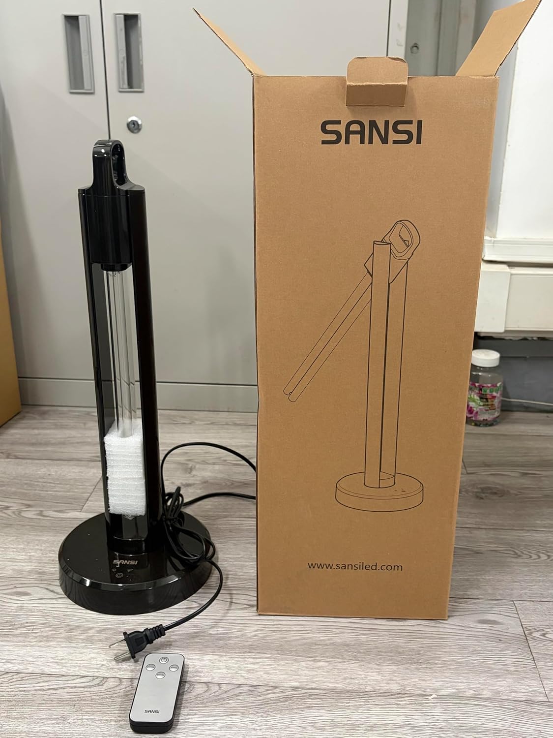 SANSI 38W UV Light Sanitizer Light,180° Foldable UV Sanitizing Lamp