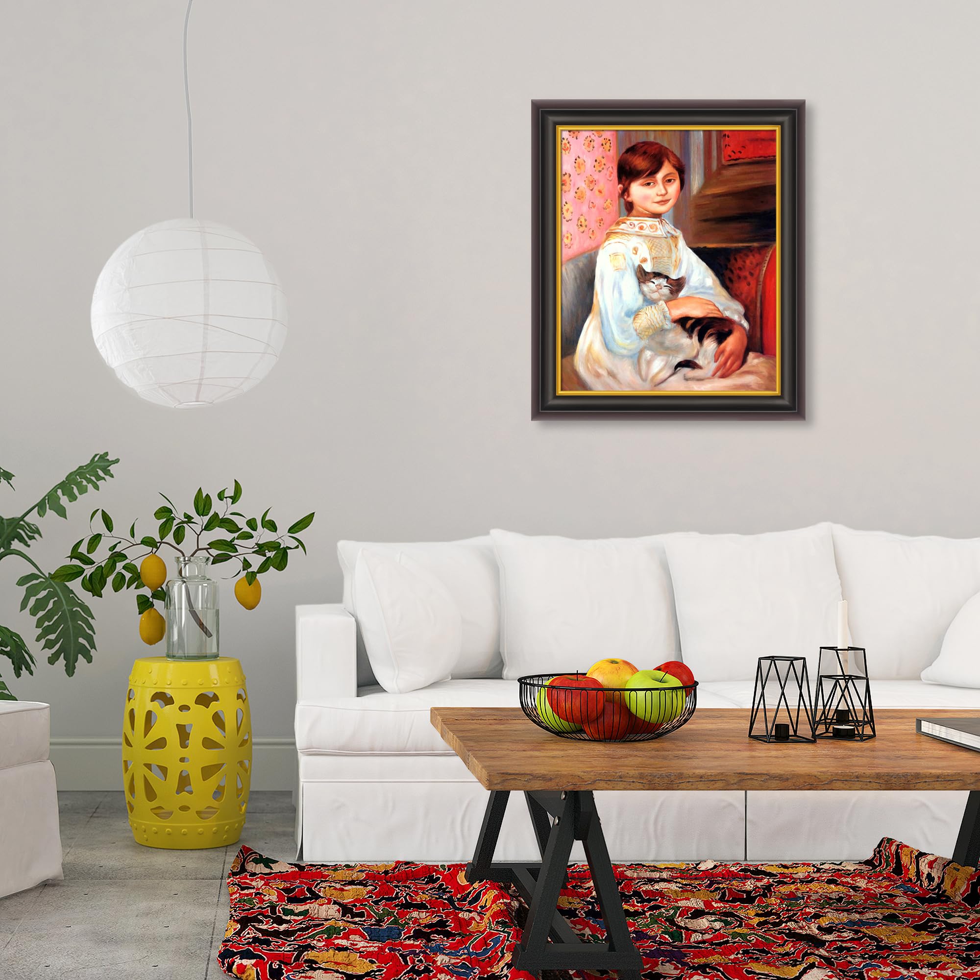 本日限りの値下げ❣️新品MOLLYMonet−Les Nympheas Amazon.co.jp: La Pastiche Julie Manet with Cat, 1887 ゴールド