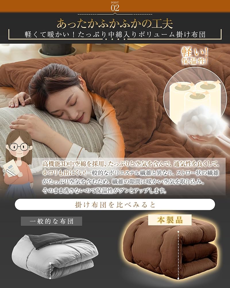 Amazon|Housecover 掛け布団 シングル 冬用 暖かい 5層構造 Amazon|Housecover 掛け布団 シングル 冬用 暖かい 5層構造