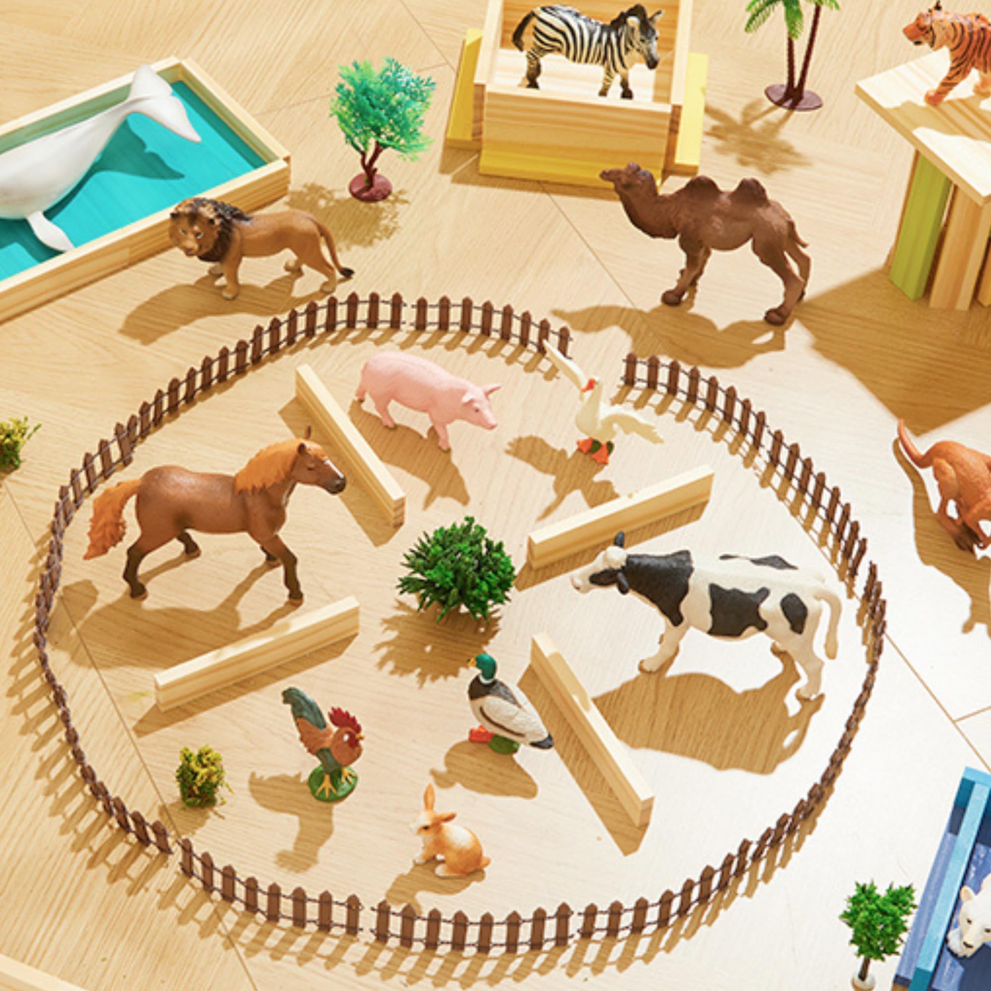 Mideer Juego de colección "Animales de la granja", 11 piezas