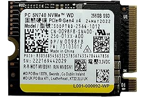WD SN740 256GB M.2 2230 NVMe SSD - Unleash Lightning-Fast Performance in a Compact Form