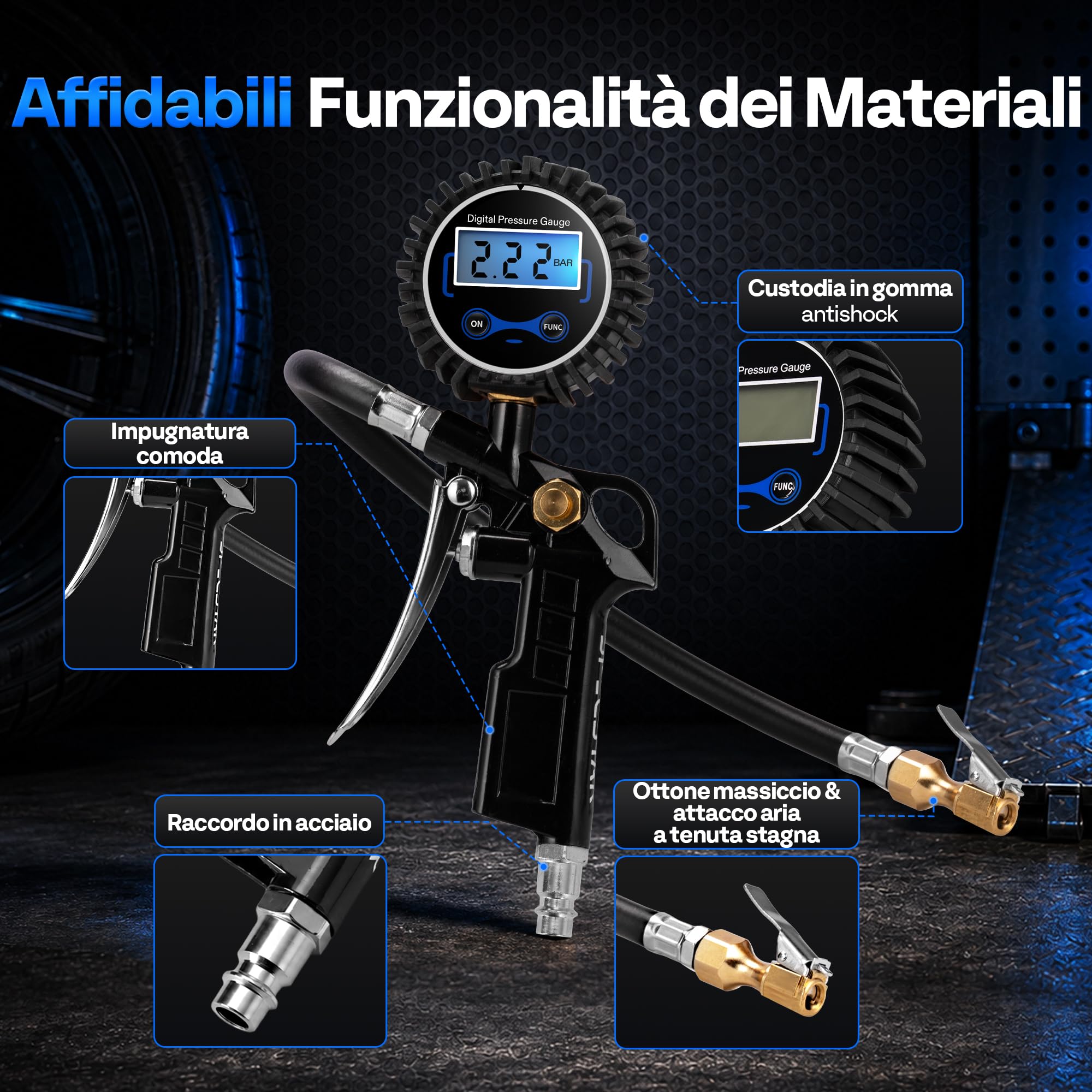 SPECSTAR Pistola Gonfiaggio Pneumatic