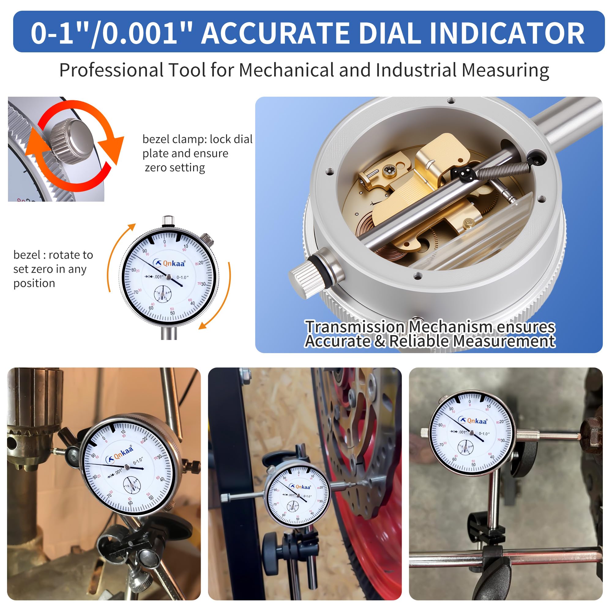 Qnkaa Dial Indicator - Precise Measurement -2