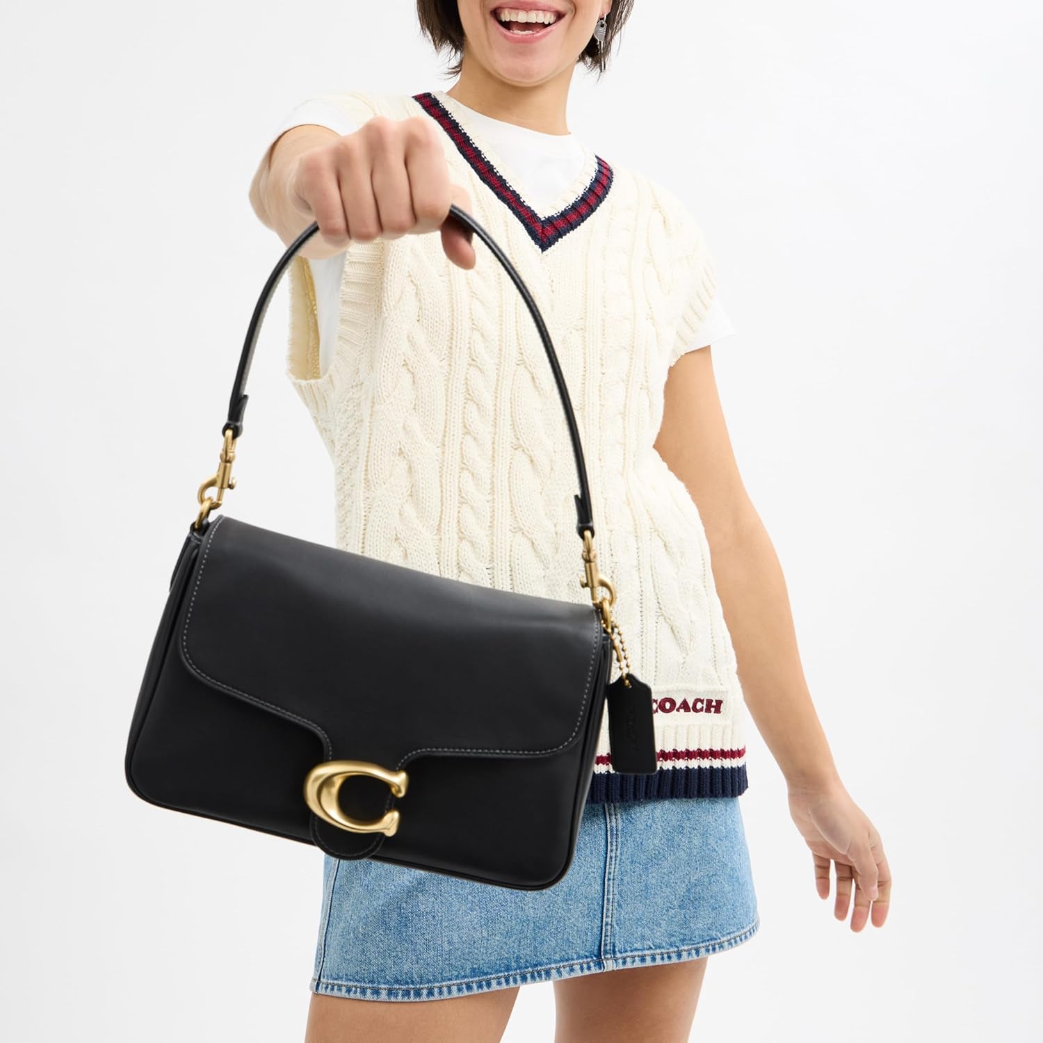 COACH womens Soft Tabby Shoulder Bag - Image 2