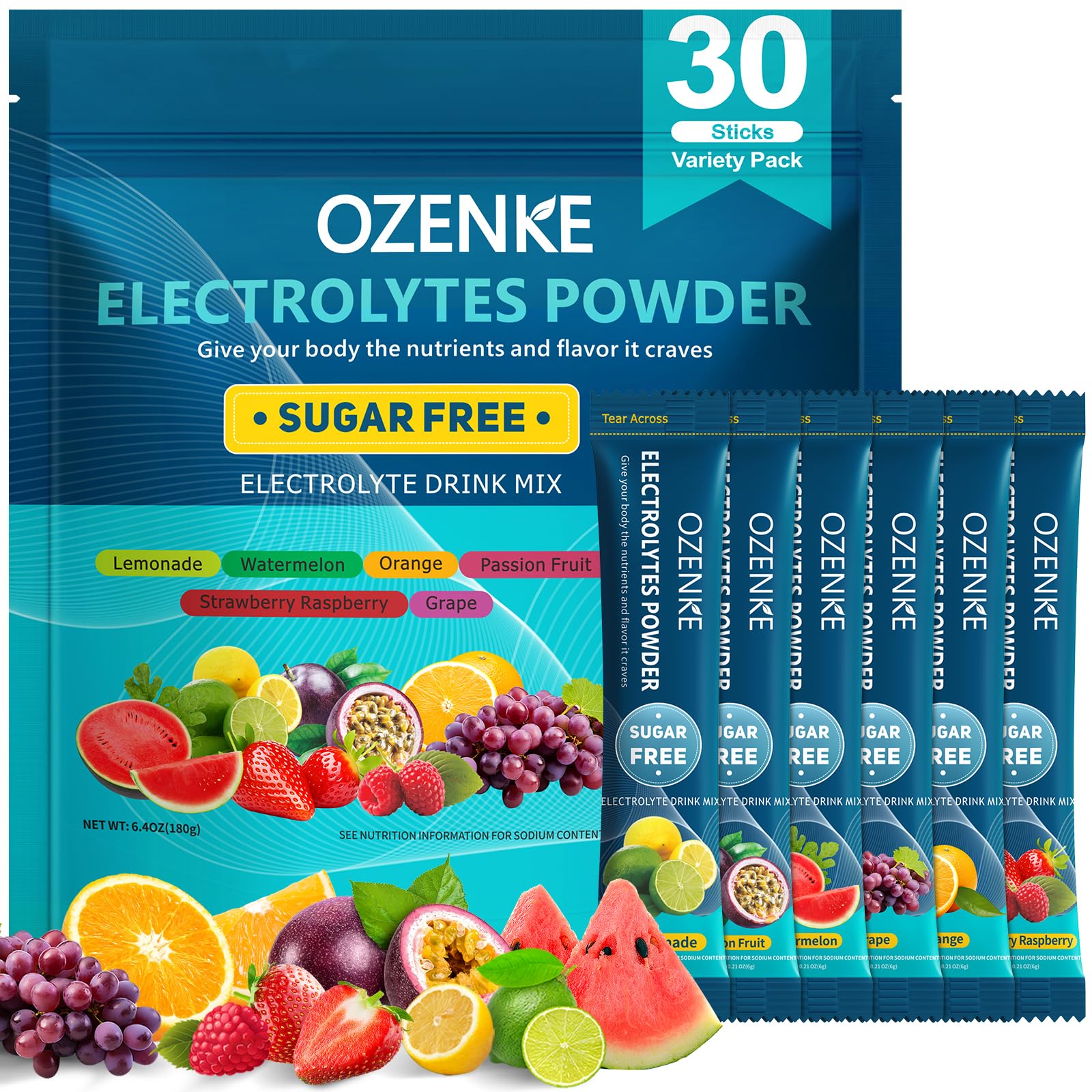 OZENKE Electrolytes Powder Packets